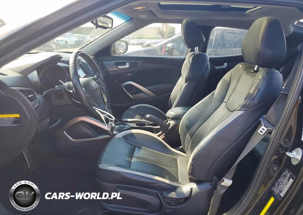 2015 Hyundai Veloster Turbo VIN:KMHTC6AE4FU222684 - 7