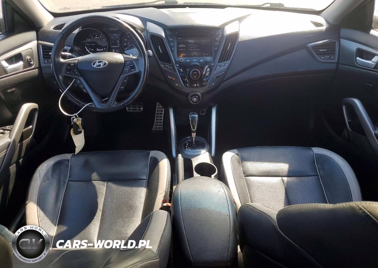 2015 Hyundai Veloster Turbo VIN:KMHTC6AE4FU222684 - 8