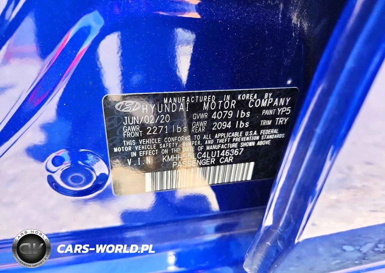 2020 Hyundai Elantra Gt N Line VIN:KMHH55LC4LU146367 - 12