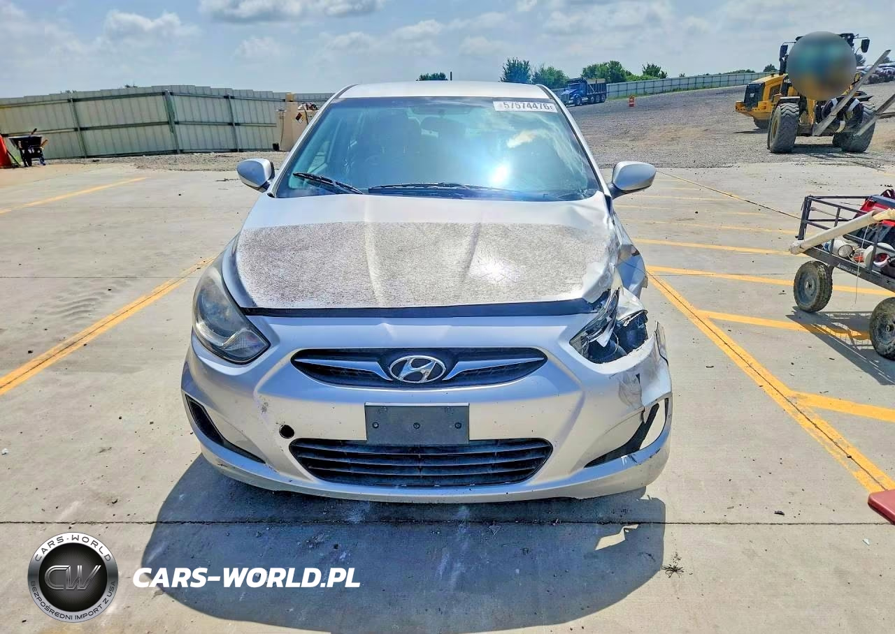 2012 Hyundai Accent Gls VIN:KMHCT4AE5CU082631 - 5