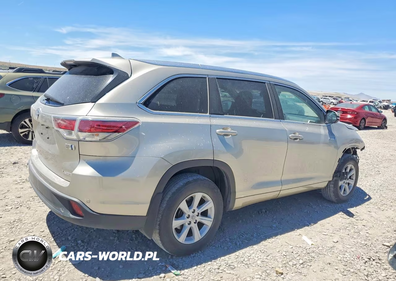2015 Toyota Highlander Hybrid Limited Platinum V6 VIN:5TDDCRFHXFS012284 - 3