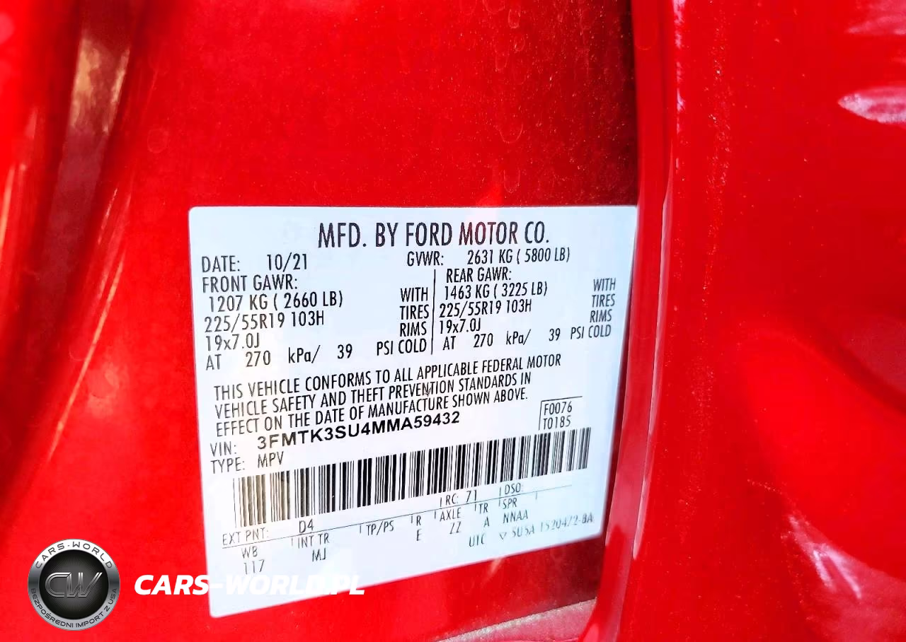 2021 Ford Mustang Mach-E Premium VIN:3FMTK3SU4MMA59432 - 13