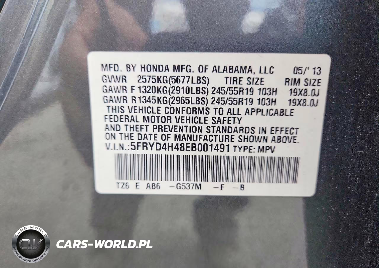 2014 Acura Mdx Technology VIN:5FRYD4H48EB001491 - 13