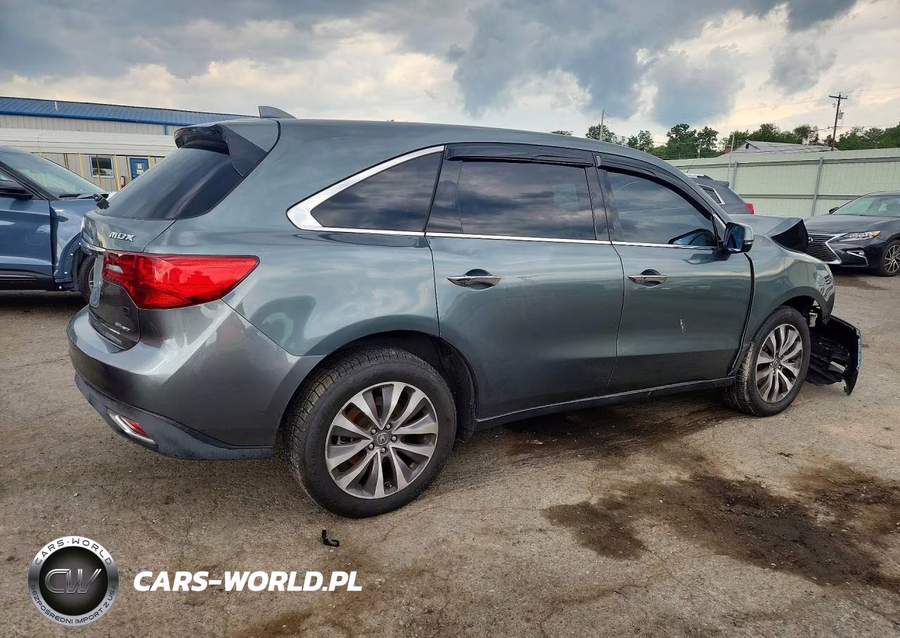 2014 Acura Mdx Technology VIN:5FRYD4H48EB001491 - 3