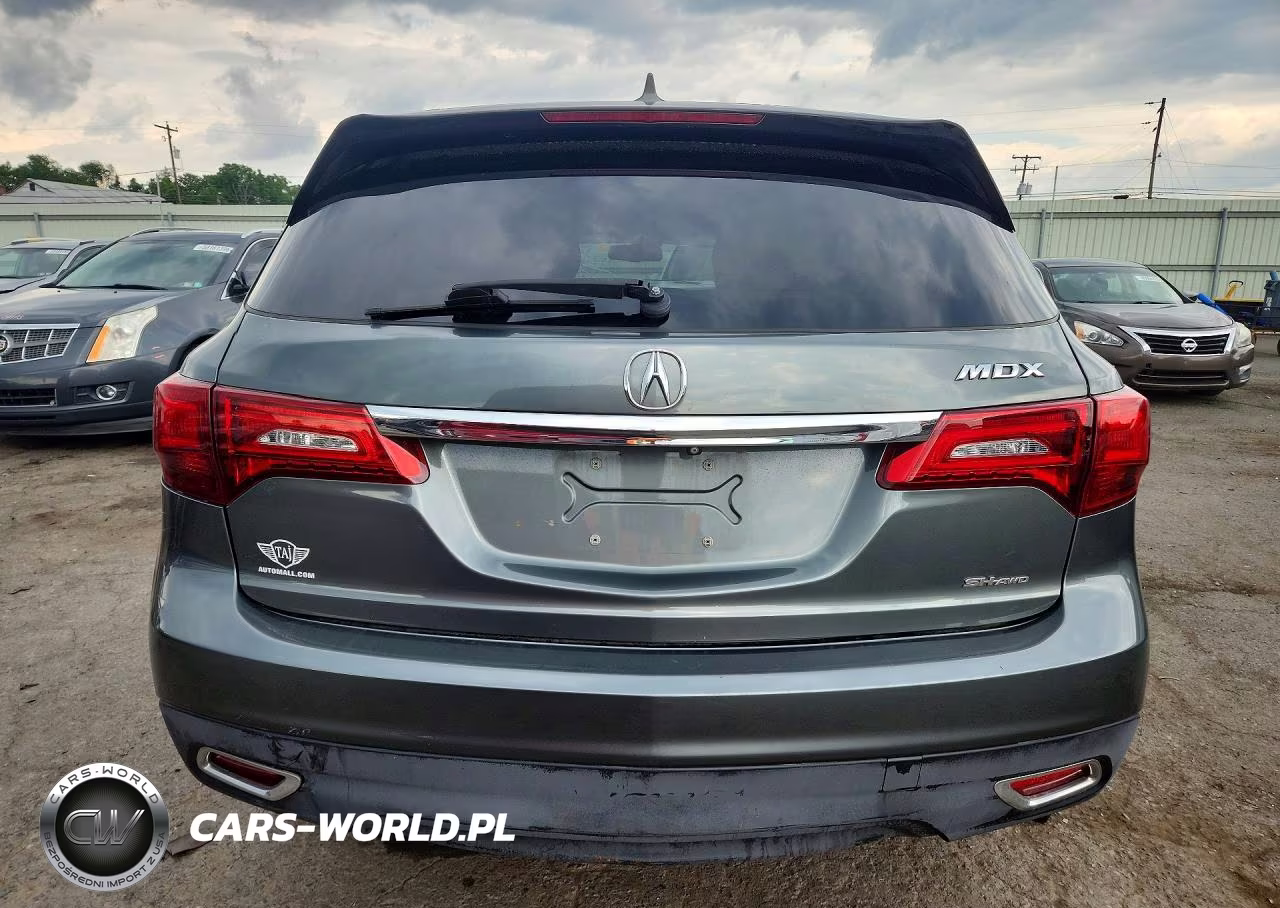 2014 Acura Mdx Technology VIN:5FRYD4H48EB001491 - 6