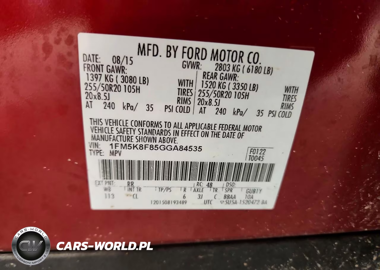 2016 Ford Explorer Limited VIN:1FM5K8F85GGA84535 - 13