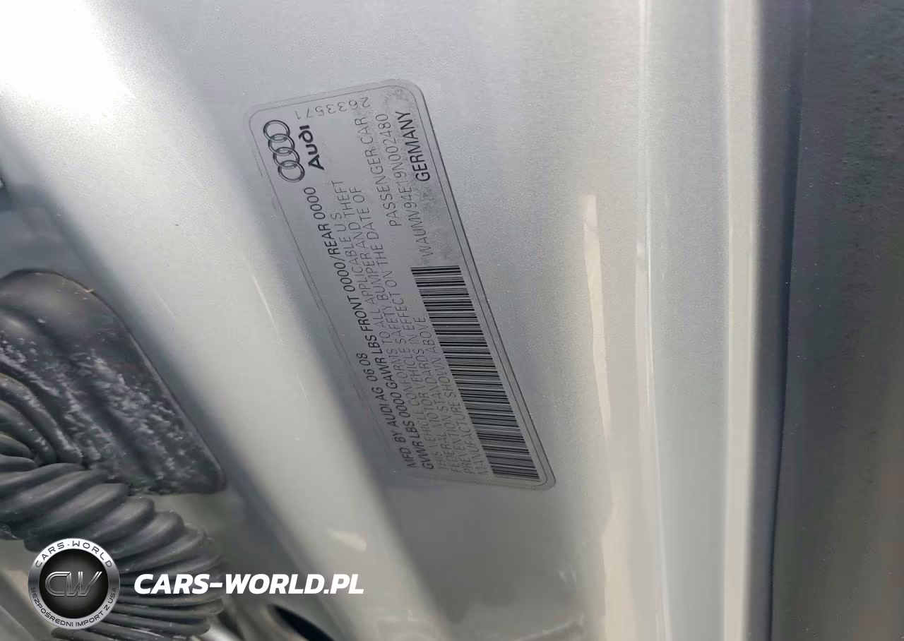 2009 Audi A8 L Quattro VIN:WAUMV94E19N002480 - 12