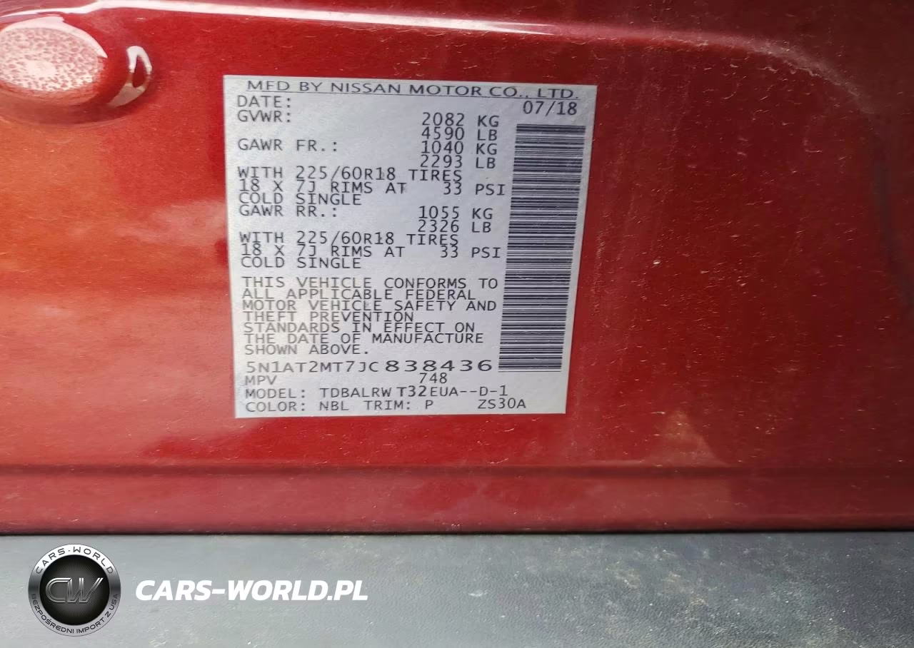 2018 Nissan Rogue Sl VIN:5N1AT2MT7JC838436 - 13