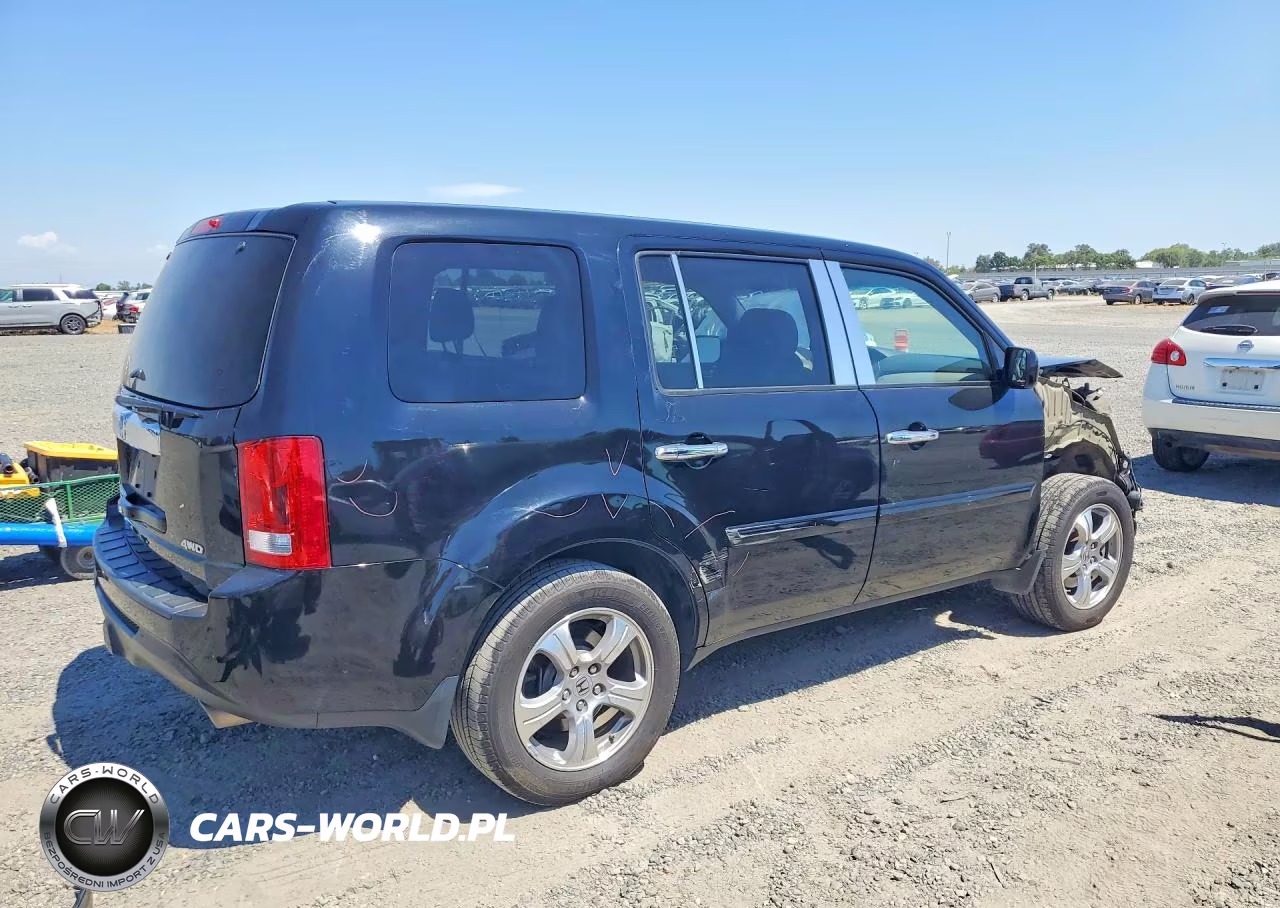 2013 Honda Pilot Ex VIN:5FNYF4H48DB037465 - 3