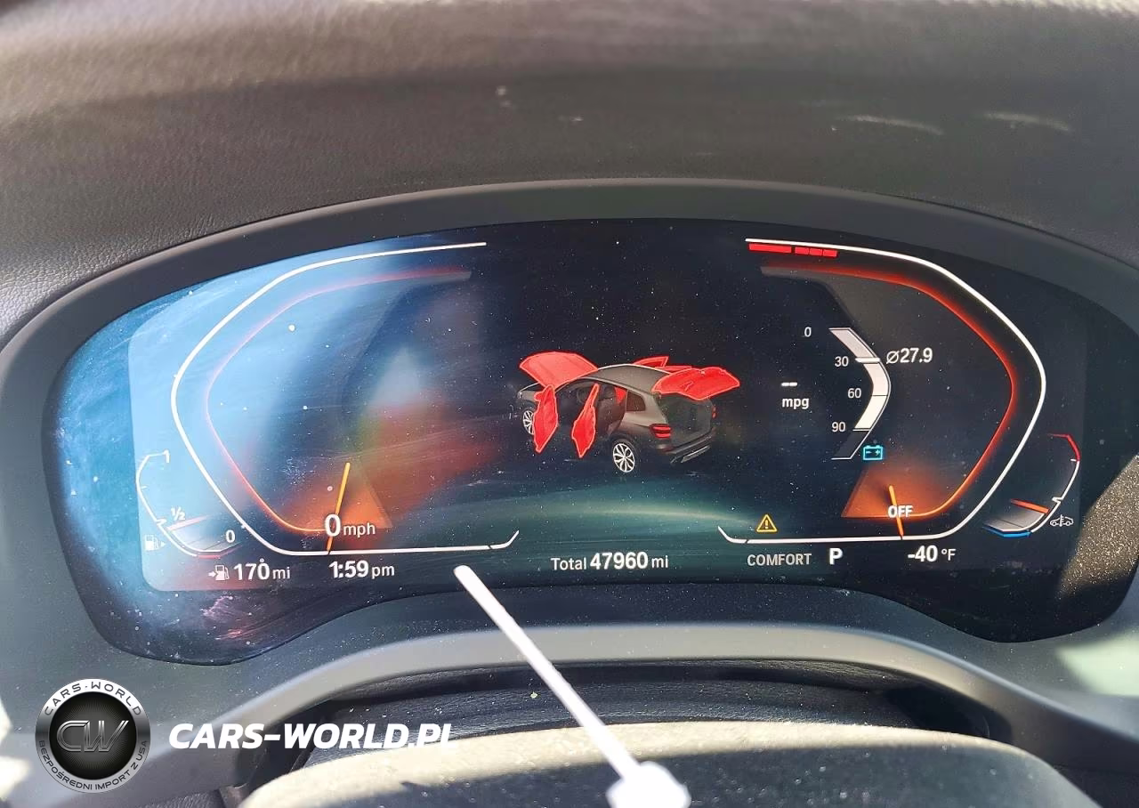 2021 BMW X3 Sdrive30I VIN:5UXTY3C00M9G33460 - 9