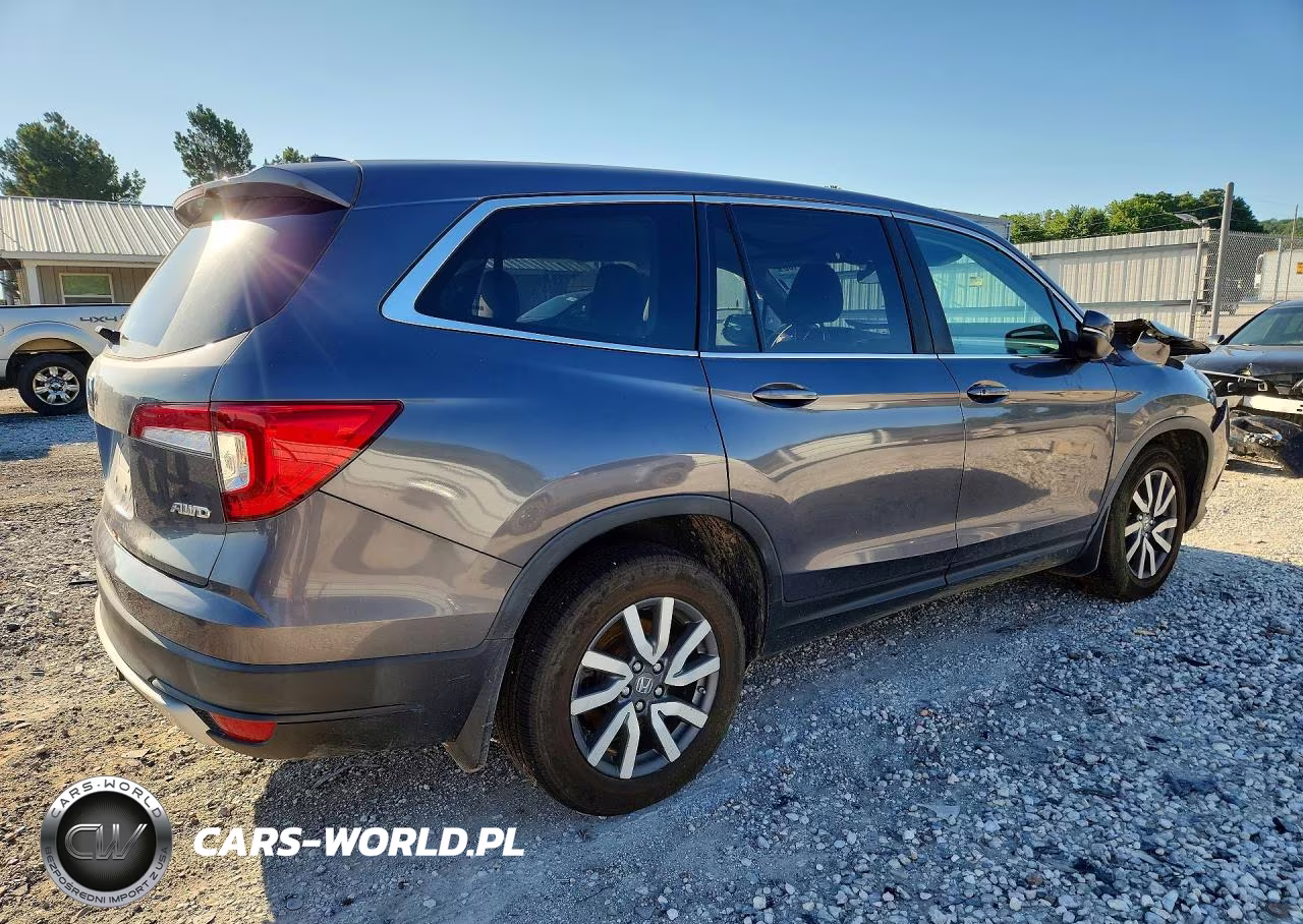 2019 Honda Pilot Ex VIN:5FNYF6H35KB060332 - 3