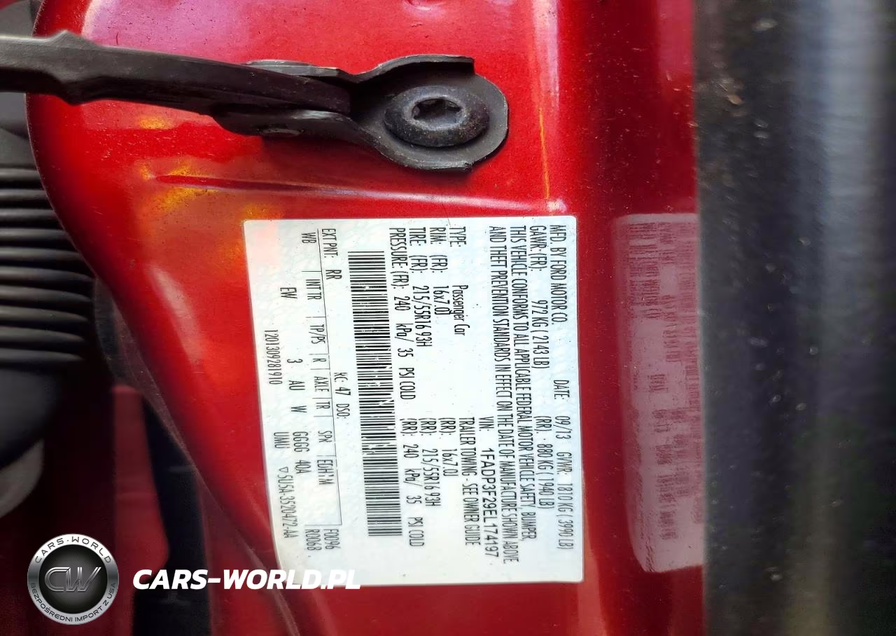 2014 Ford Focus Se VIN:1FADP3F29EL174197 - 12