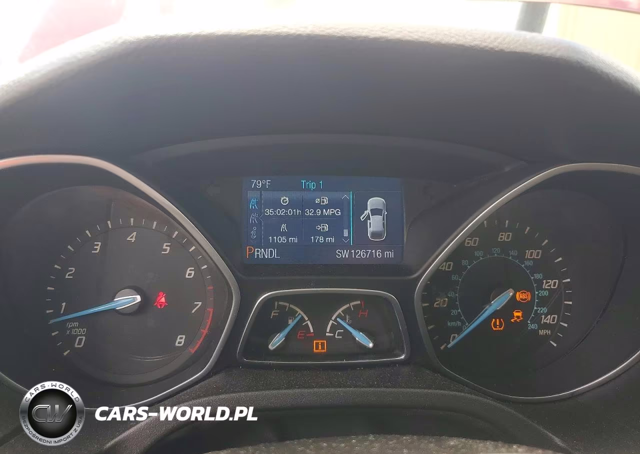2014 Ford Focus Se VIN:1FADP3F29EL174197 - 9