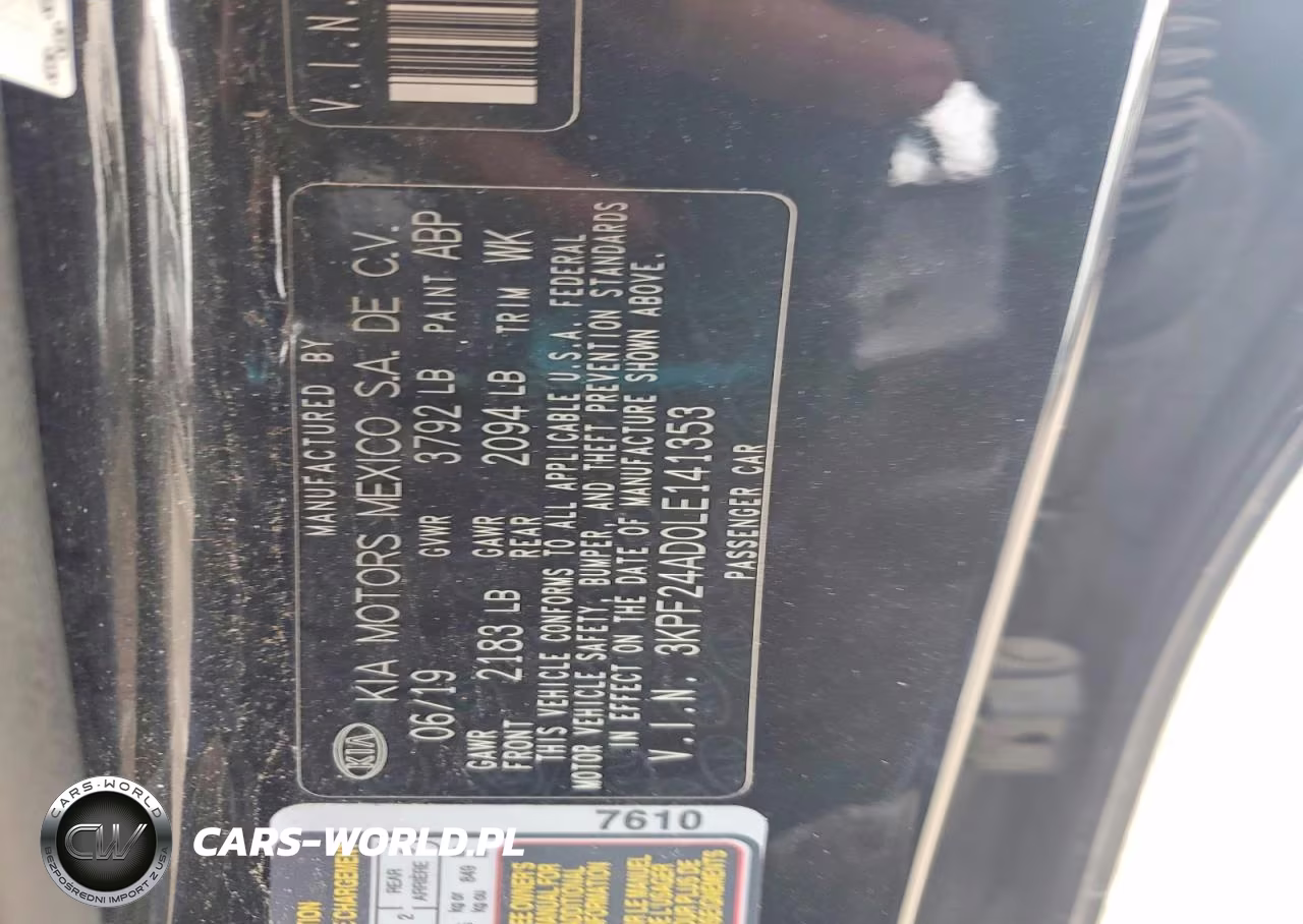 2020 Kia Forte Lxs VIN:3KPF24AD0LE141353 - 12