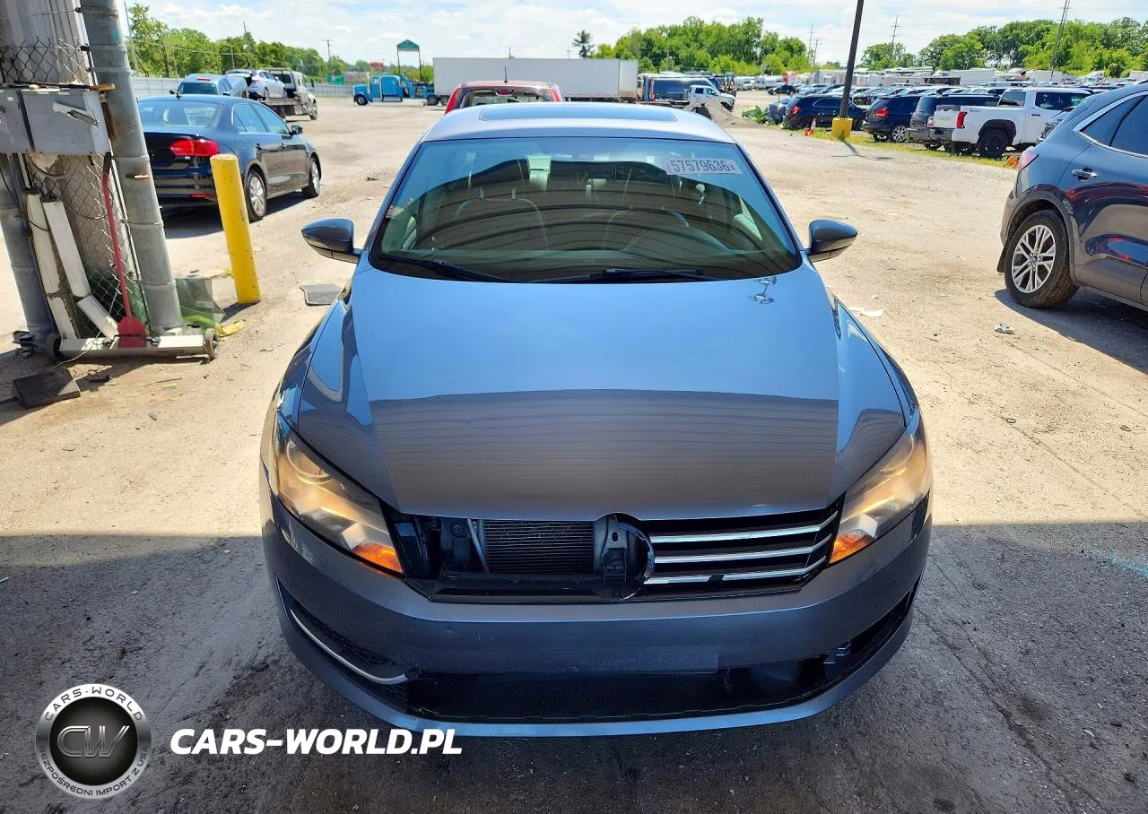 2012 Volkswagen Passat Se VIN:1VWBH7A38CC021813 - 5