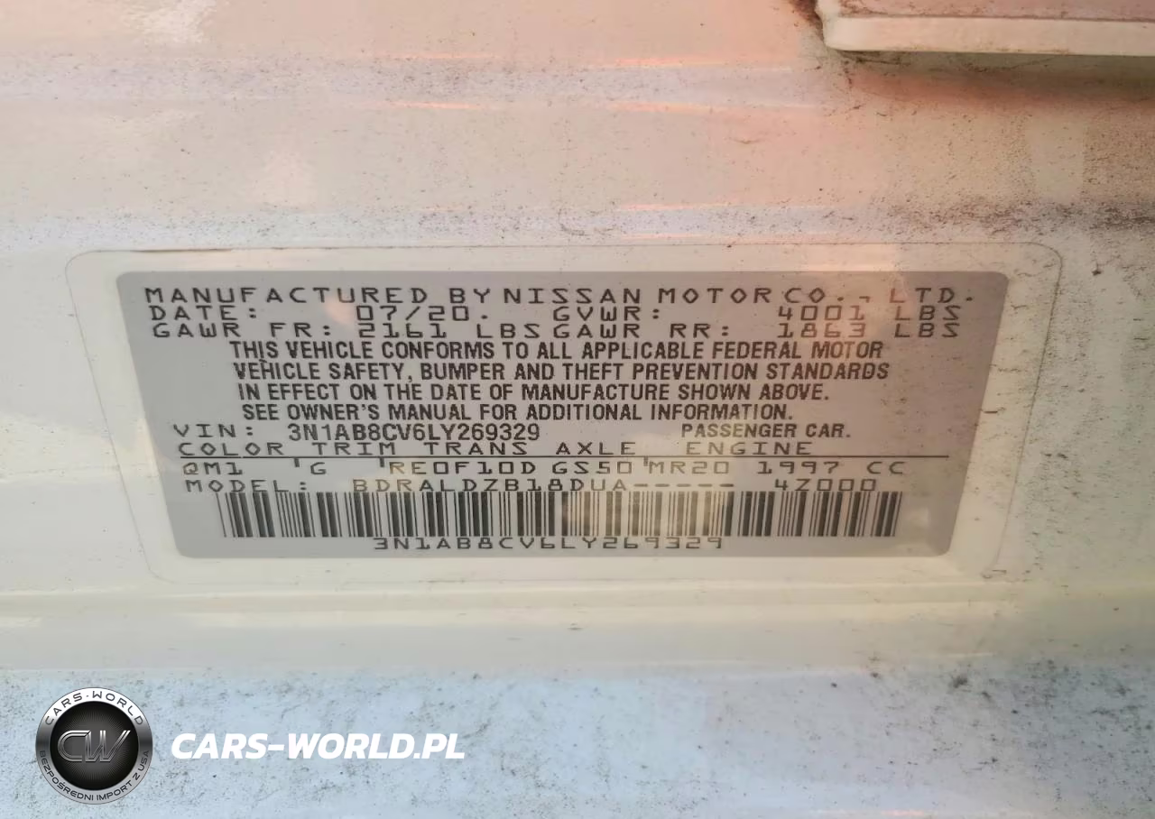 2020 Nissan Sentra Sv VIN:3N1AB8CV6LY269329 - 12