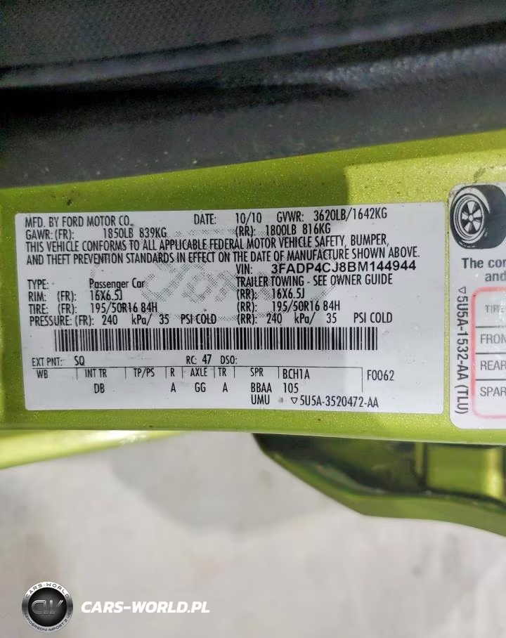 2011 Ford Fiesta Sel VIN:3FADP4CJ8BM144944 - 12