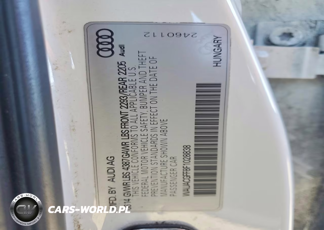 2015 Audi A3 Premium VIN:WAUACGFF8F1028838 - 12