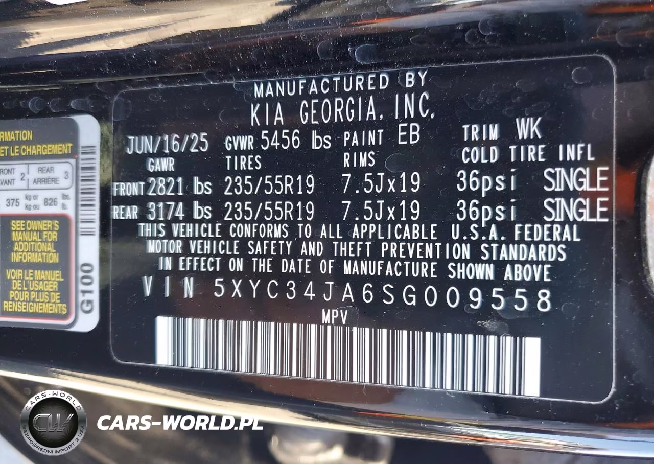 2025 Kia Ev6 Light Long Range VIN:5XYC34JA6SG009558 - 13