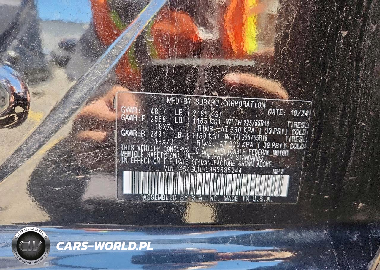 2024 Subaru Crosstrek Sport VIN:4S4GUHF69R3835244 - 13