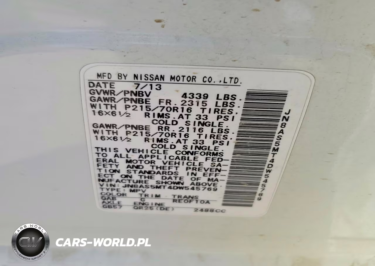 2013 Nissan Rogue S VIN:JN8AS5MT4DW545769 - 12