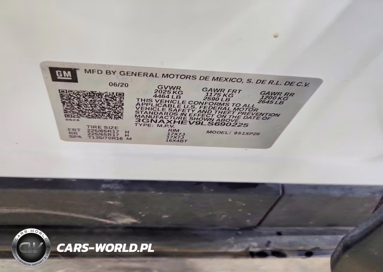2020 Chevrolet Equinox Ls VIN:3GNAXHEV9LS690225 - 14