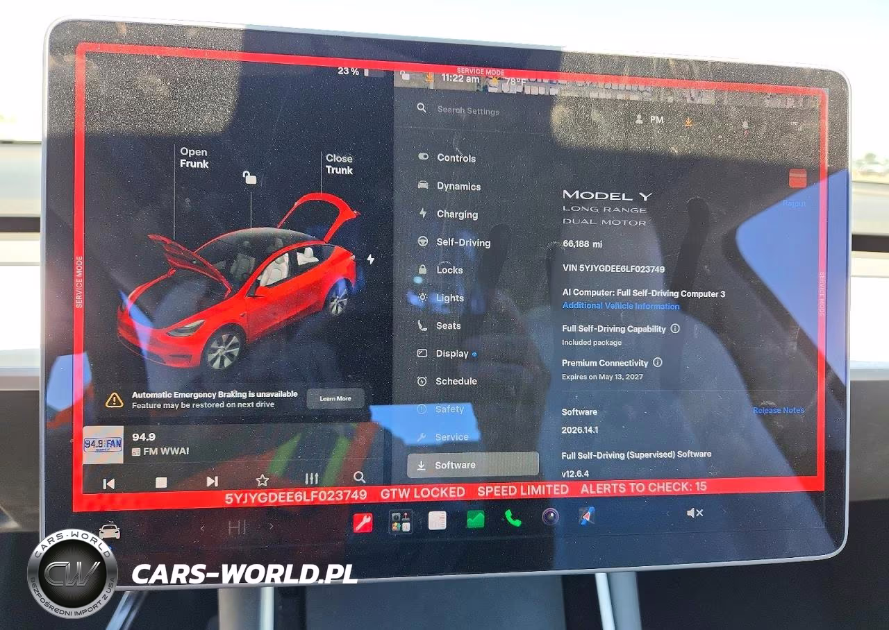 2020 Tesla Model Y VIN:5YJYGDEE6LF023749 - 9