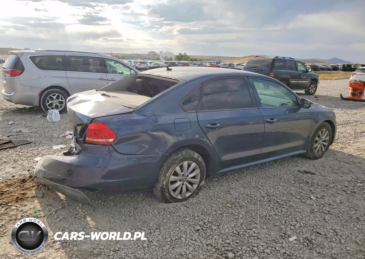 2012 Volkswagen Passat S VIN:1VWAH7A34CC069076 - 3