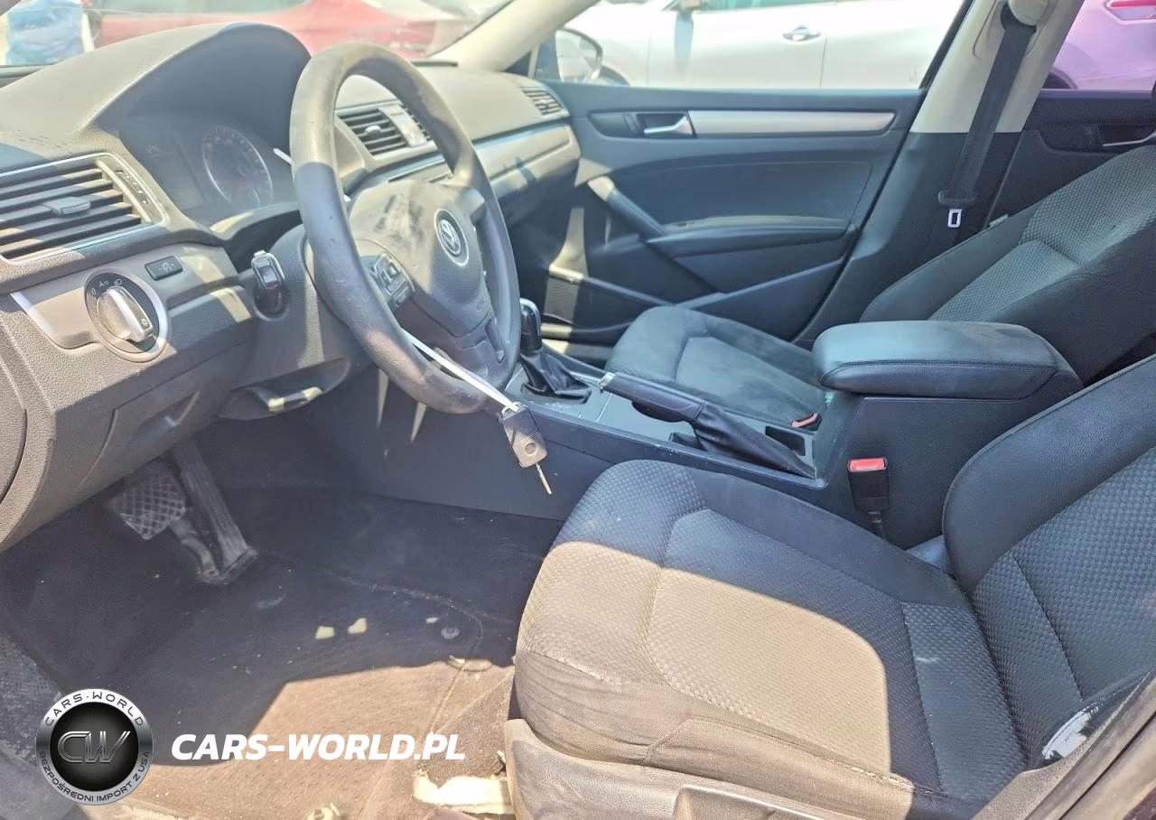 2012 Volkswagen Passat S VIN:1VWAH7A34CC069076 - 7