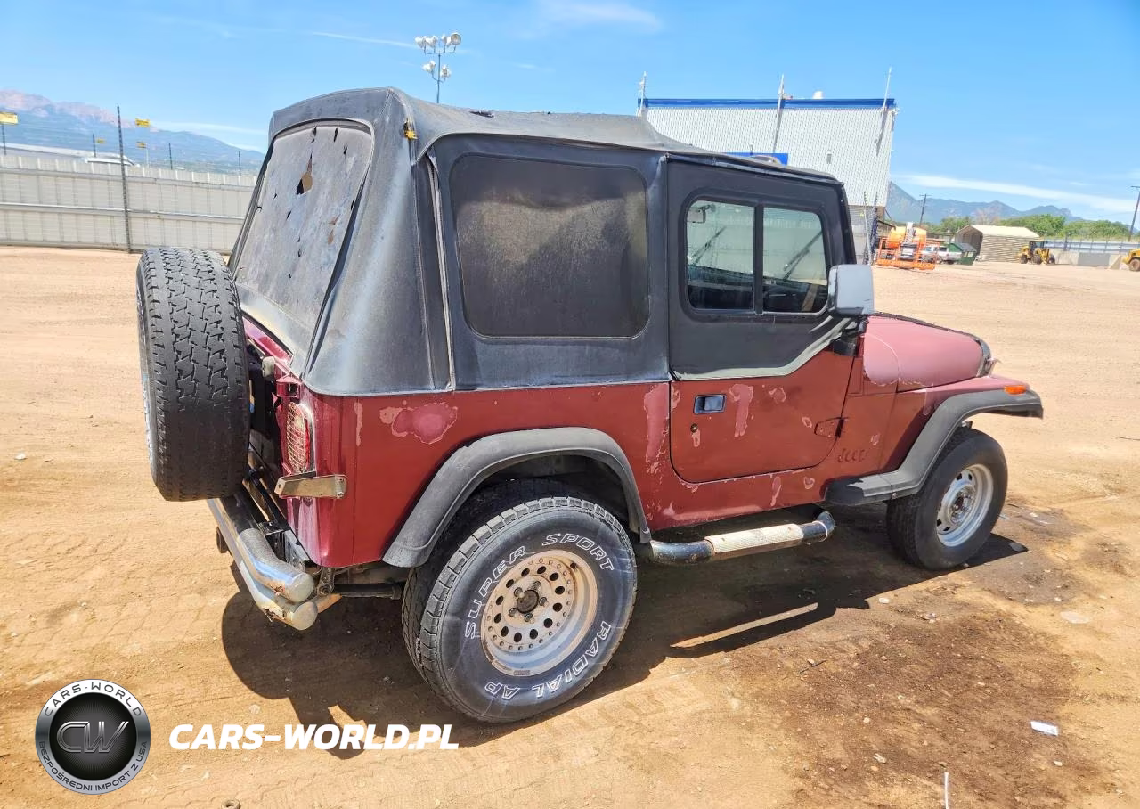 1994 Jeep Wrangler - Yj S VIN:1J4FY19P9RP422033 - 3