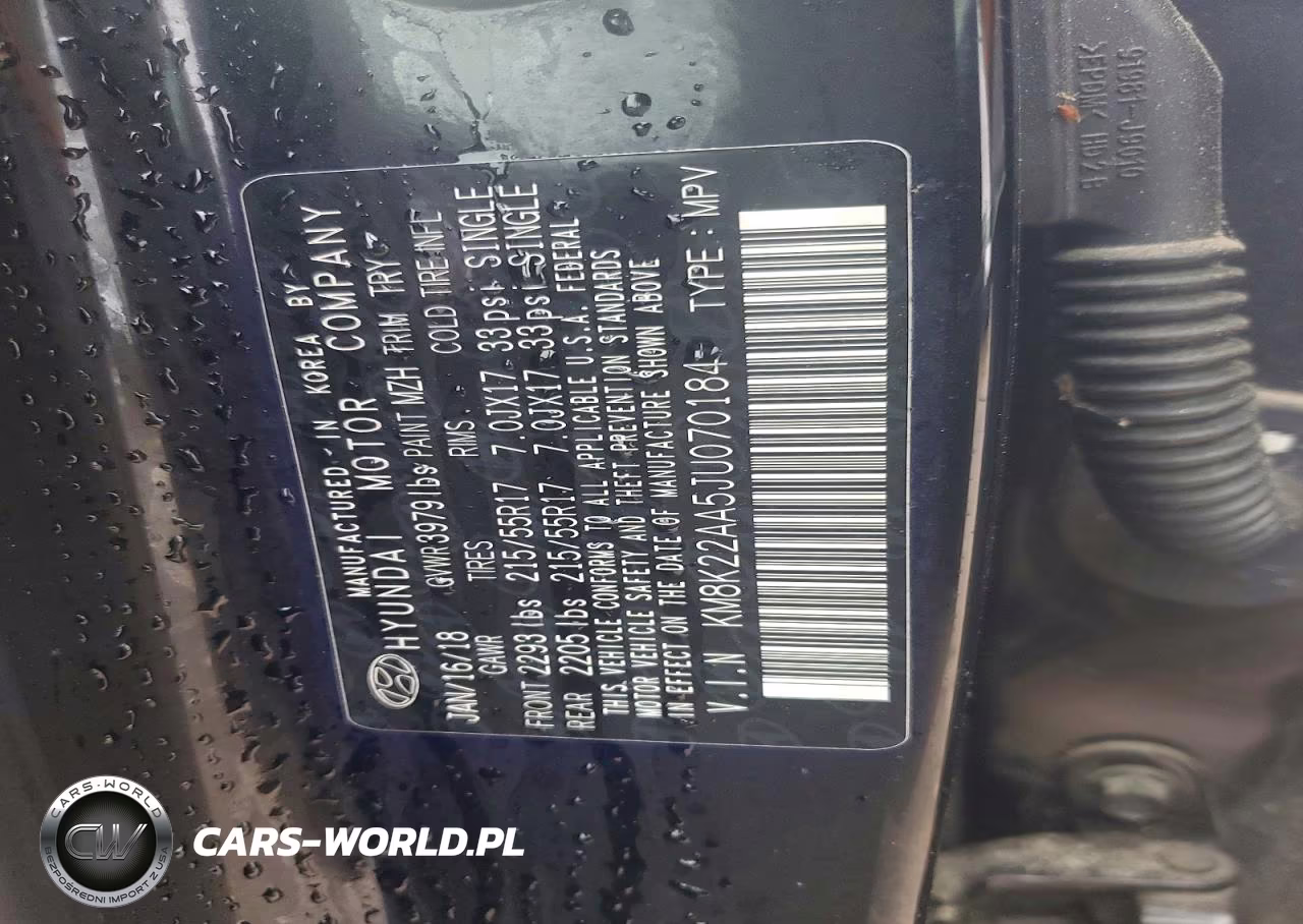 2018 Hyundai Kona Sel VIN:KM8K22AA5JU070184 - 12
