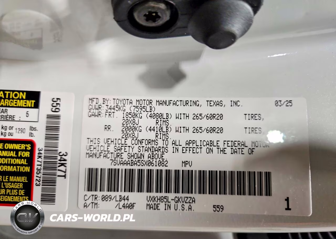 2025 Toyota Sequoia 1794 Edition VIN:7SVAAABA5SX061082 - 13