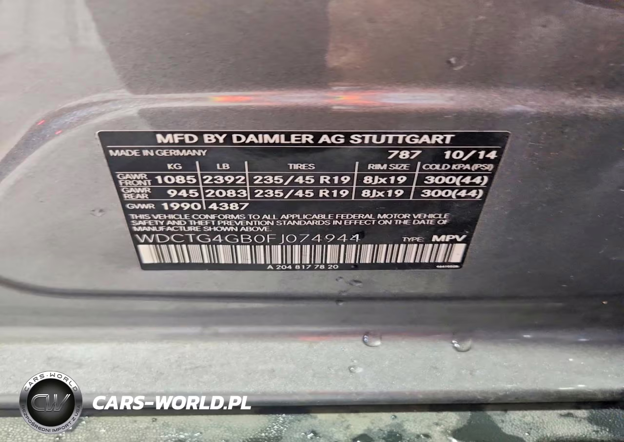 2015 Mercedes-Benz Gla 250 4Matic VIN:WDCTG4GB0FJ074944 - 13