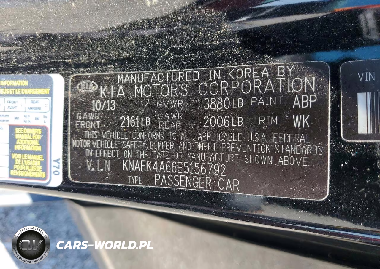 2014 Kia Forte Lx VIN:KNAFK4A66E5156792 - 12