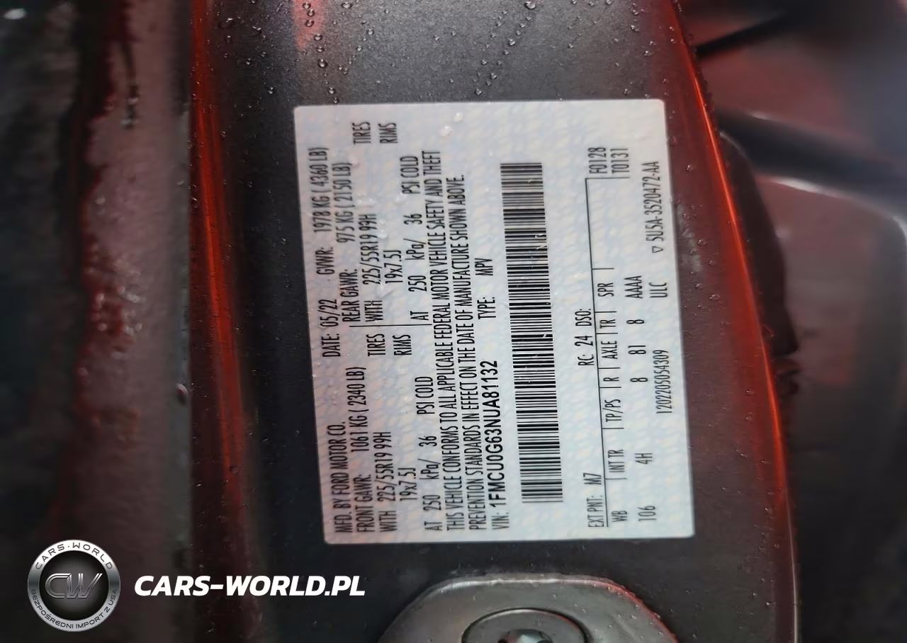 2022 Ford Escape Se VIN:1FMCU0G63NUA81132 - 13