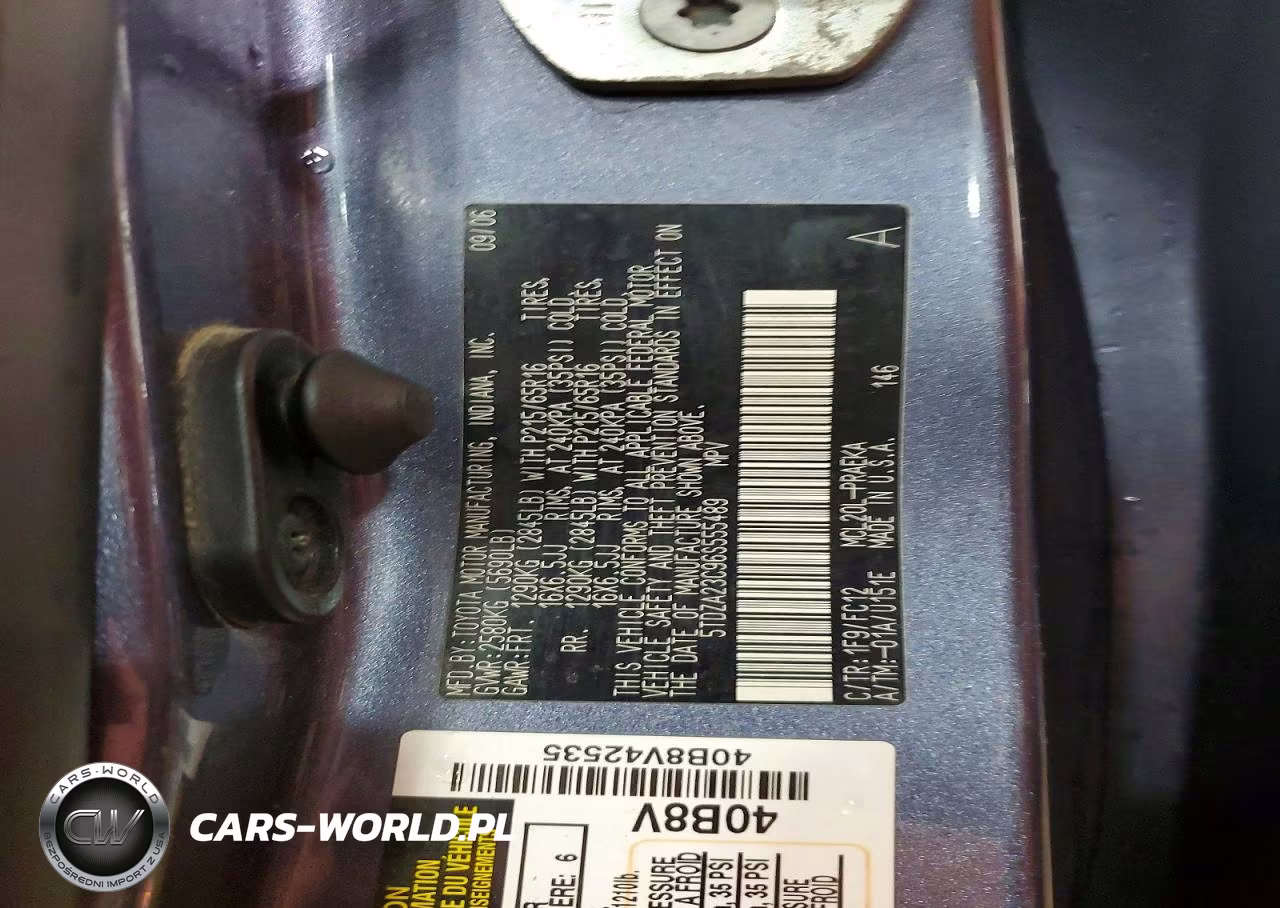 2006 Toyota Sienna Le 8 Passenger VIN:5TDZA23C96S555489 - 13