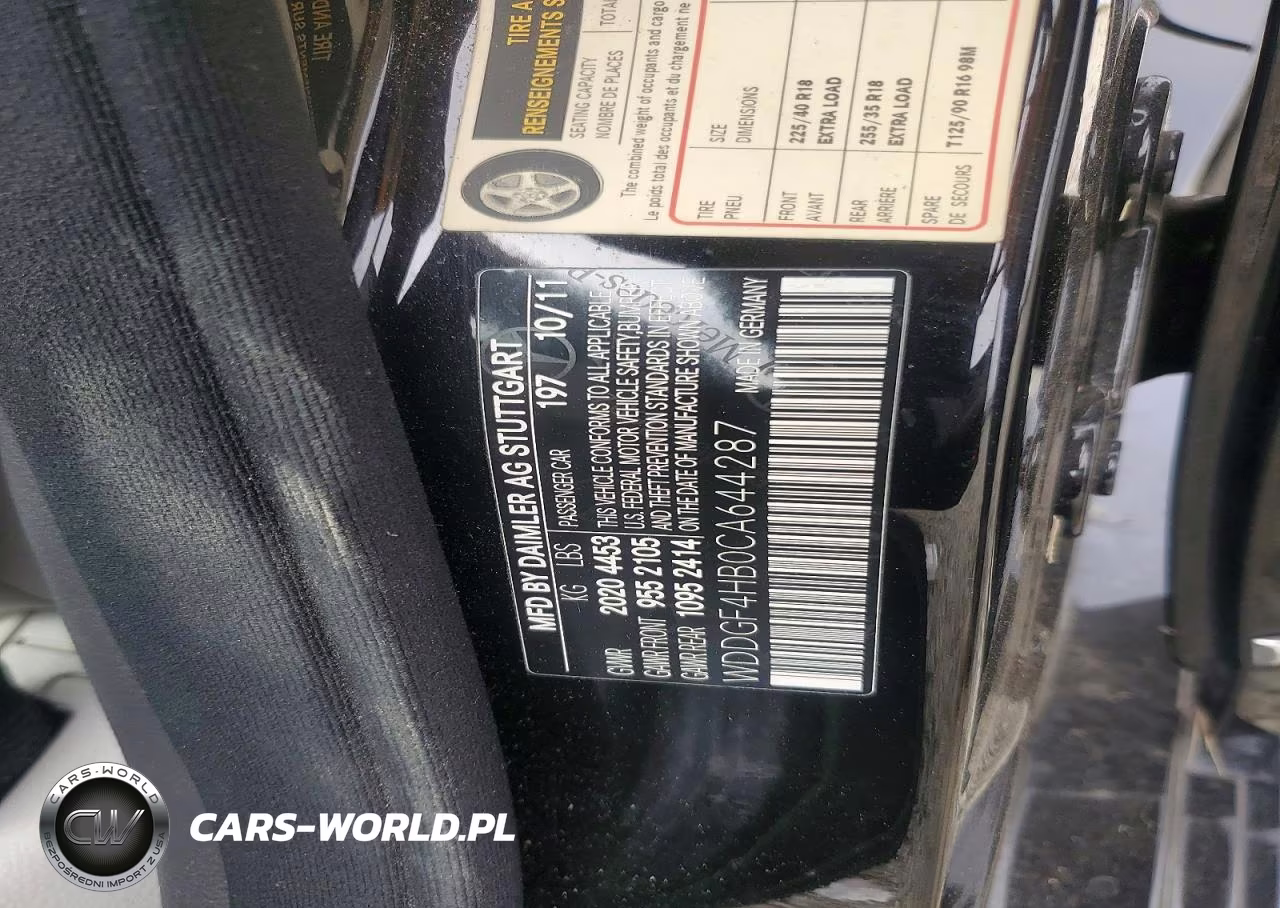 2012 Mercedes-Benz C 250 VIN:WDDGF4HB0CA644287 - 12