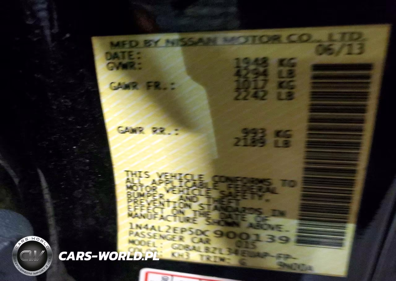 2013 Nissan Altima S VIN:1N4AL2EP5DC900139 - 12