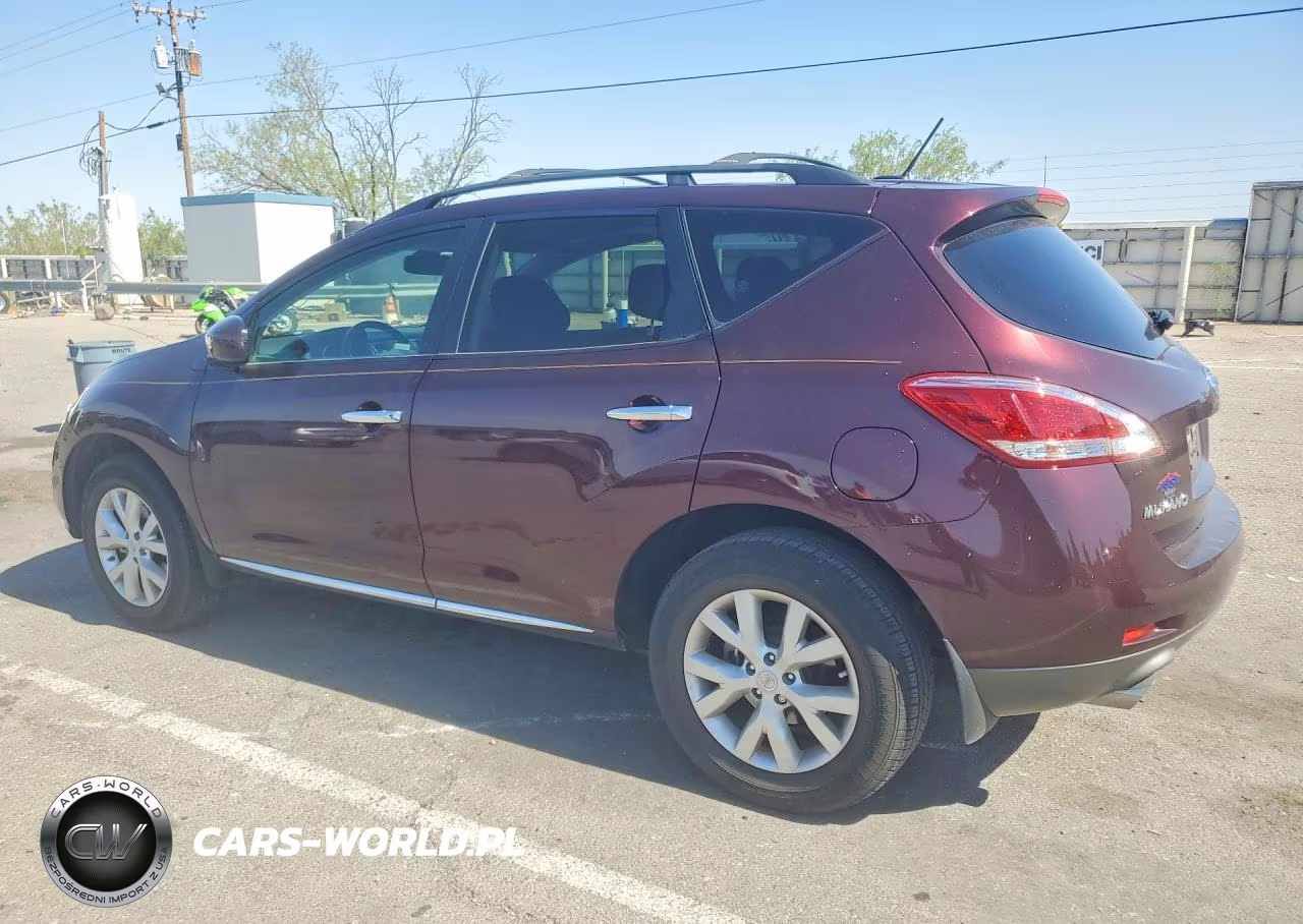 2014 Nissan Murano Sl VIN:JN8AZ1MU9EW412763 - 2