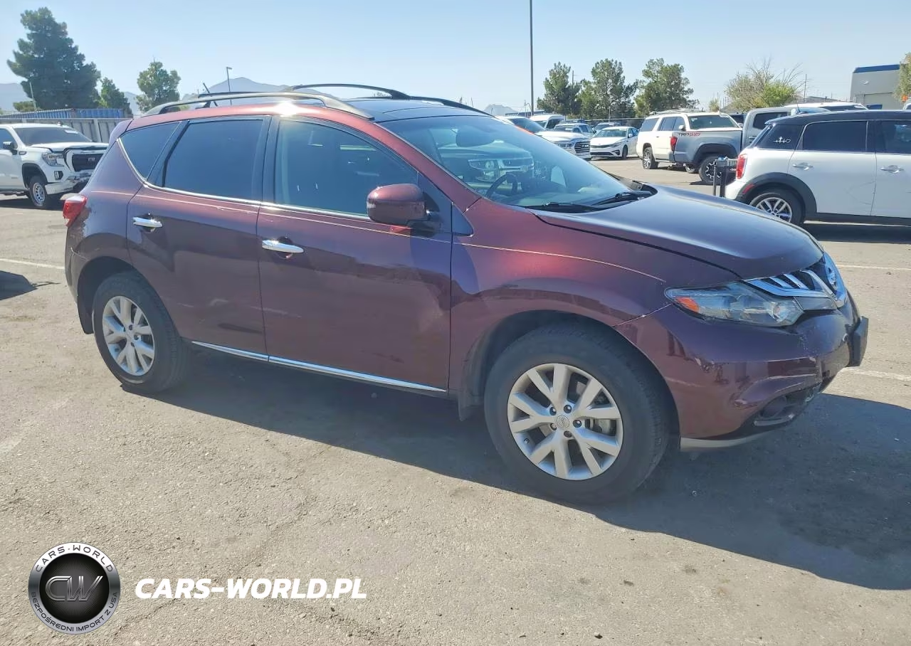 2014 Nissan Murano Sl VIN:JN8AZ1MU9EW412763 - 4