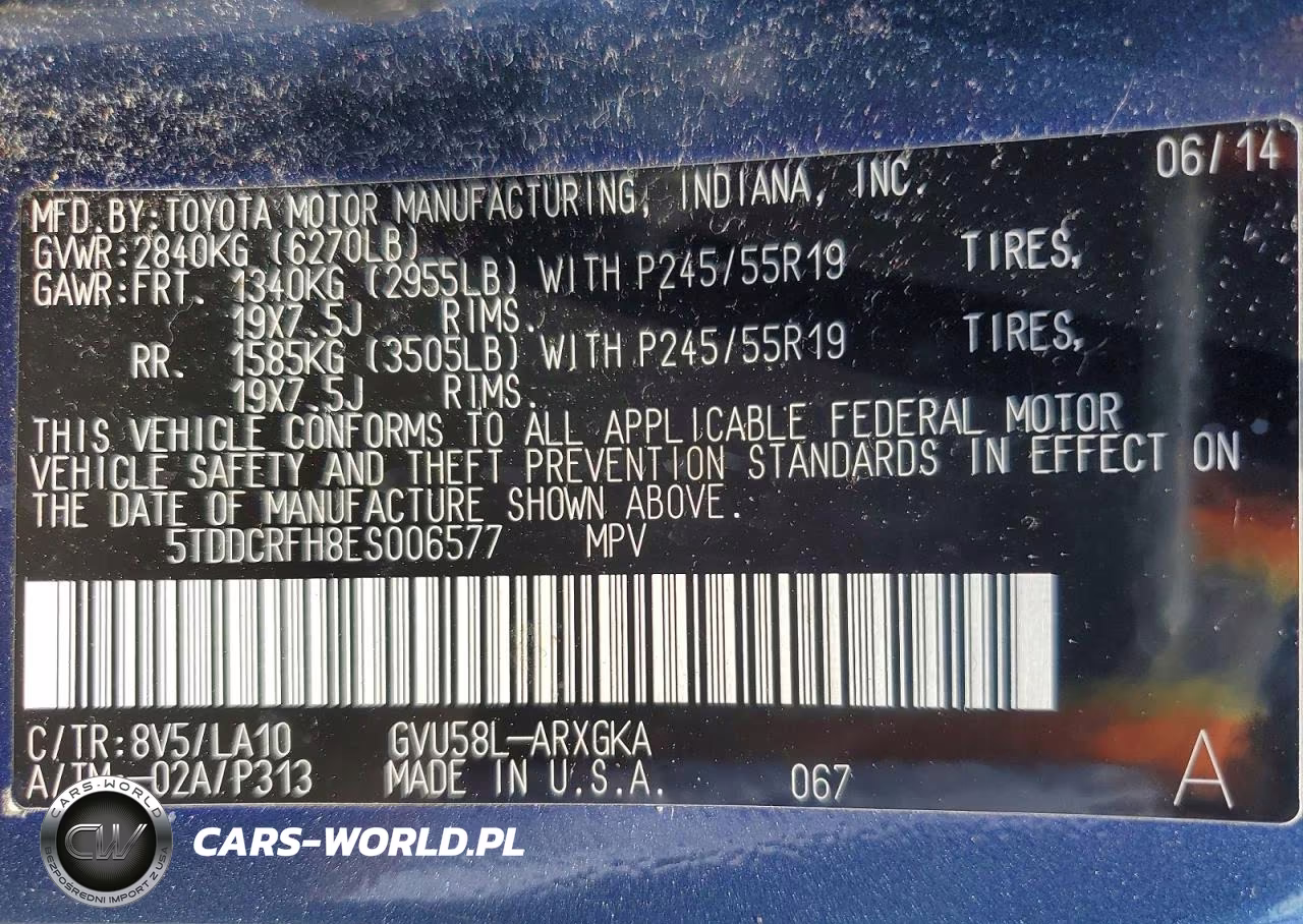 2014 Toyota Highlander Hybrid Limited Platinum VIN:5TDDCRFH8ES006577 - 14