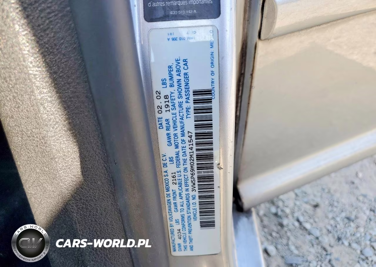 2002 Volkswagen Jetta Gls Tdi VIN:3VWSP69M02M141547 - 12