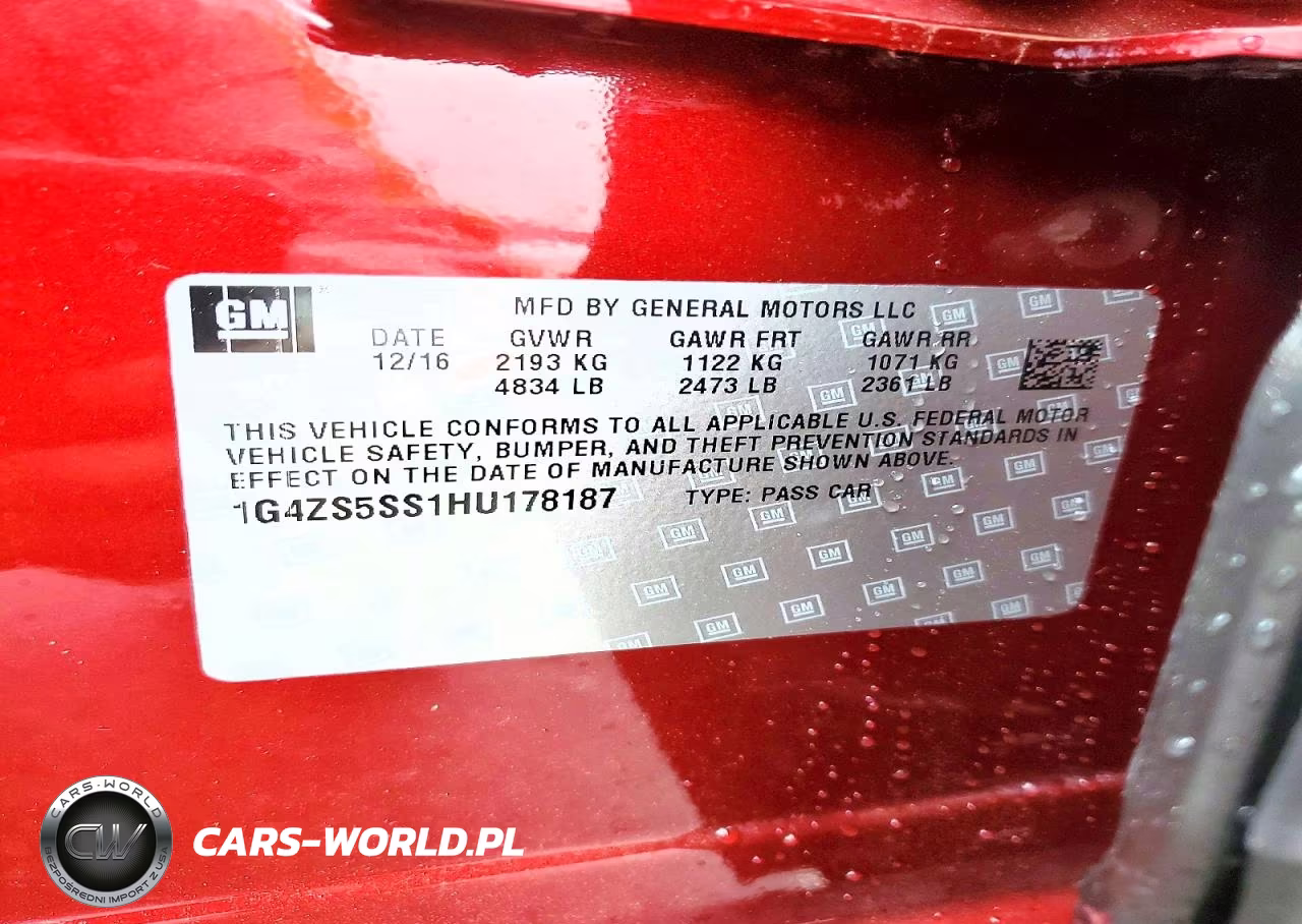 2017 Buick Lacrosse Premium VIN:1G4ZS5SS1HU178187 - 12