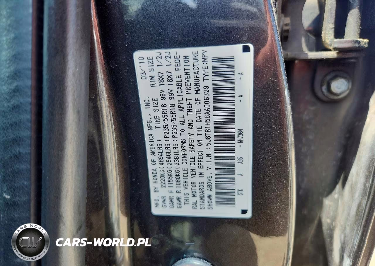 2010 Acura Rdx Technology VIN:5J8TB1H56AA006329 - 12