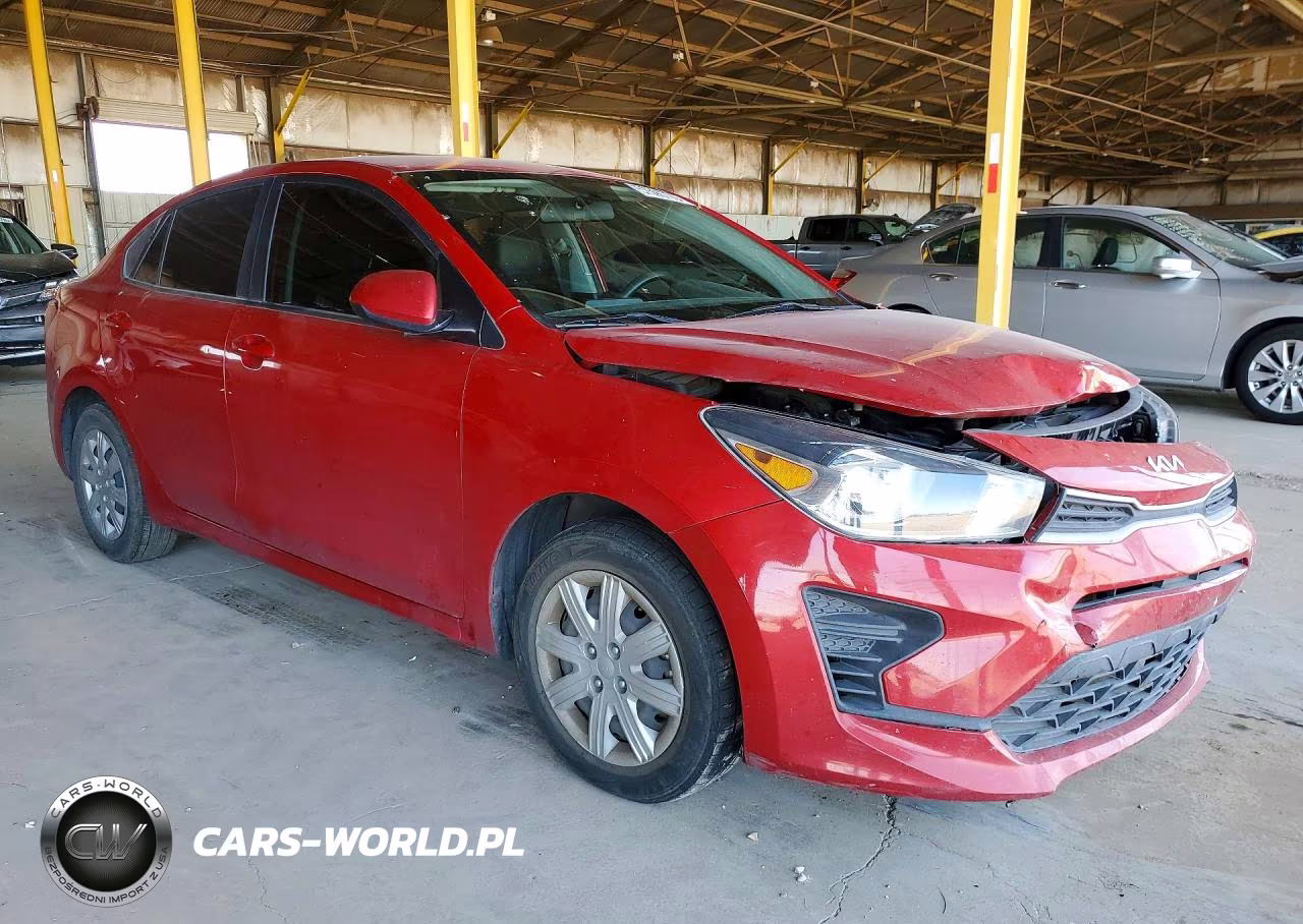2022 Kia Rio S VIN:3KPA24AD8NE466183 - 4