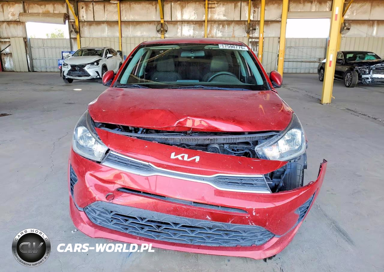2022 Kia Rio S VIN:3KPA24AD8NE466183 - 5