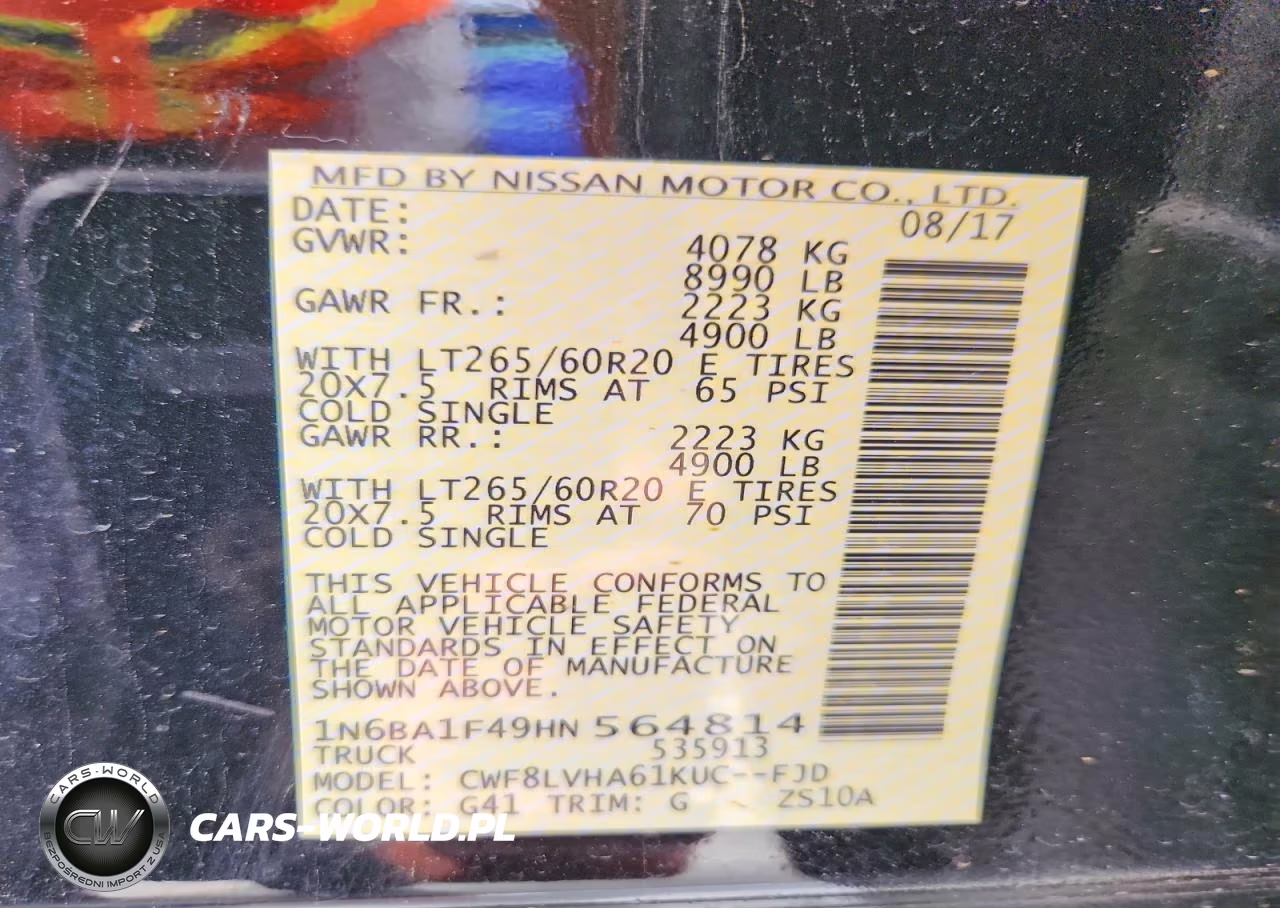 2017 Nissan Titan Xd Sl VIN:1N6BA1F49HN564814 - 12