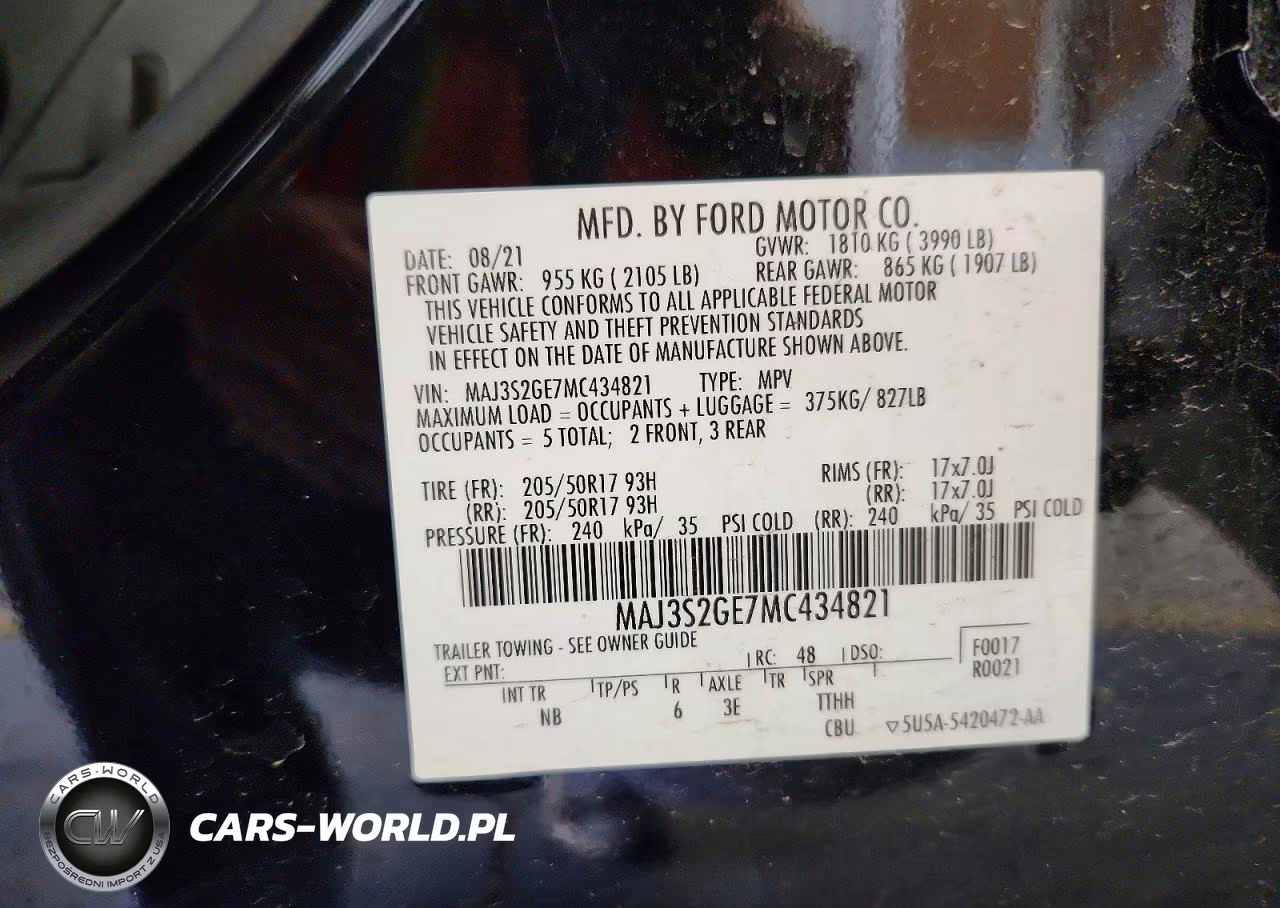 2021 Ford Ecosport Se VIN:MAJ3S2GE7MC434821 - 13