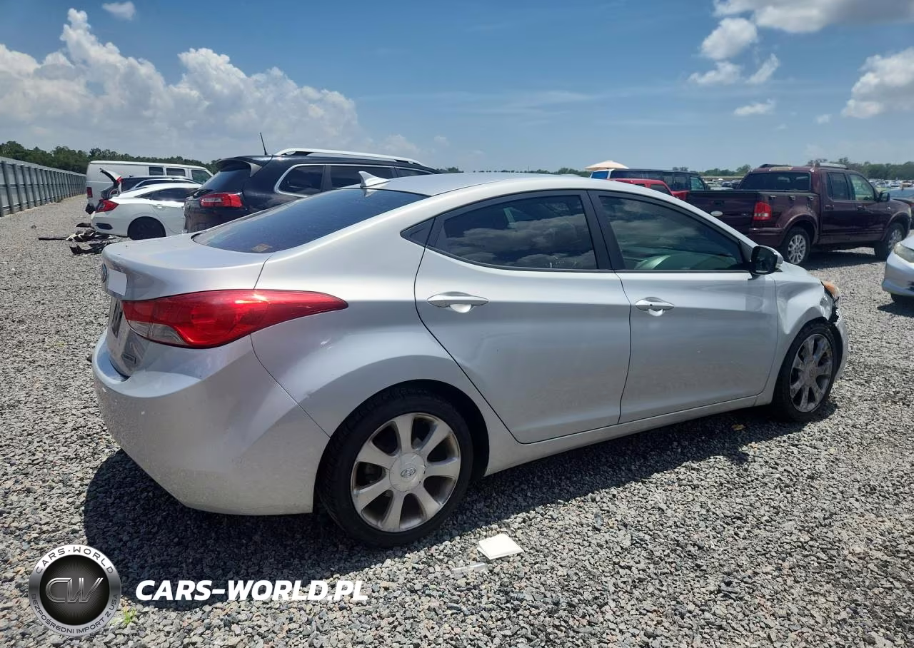 2012 Hyundai Elantra Limited VIN:KMHDH4AE8CU183376 - 3