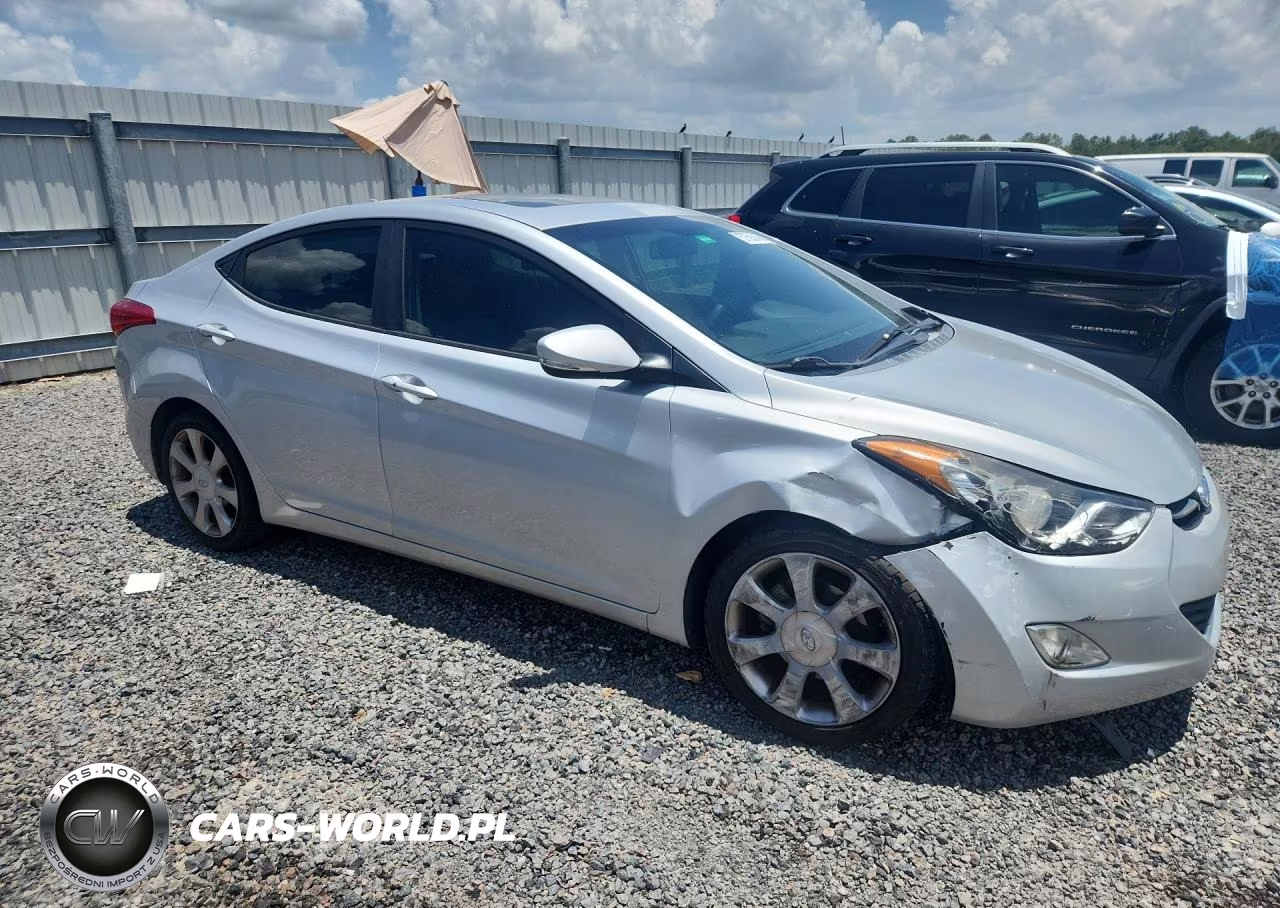 2012 Hyundai Elantra Limited VIN:KMHDH4AE8CU183376 - 4